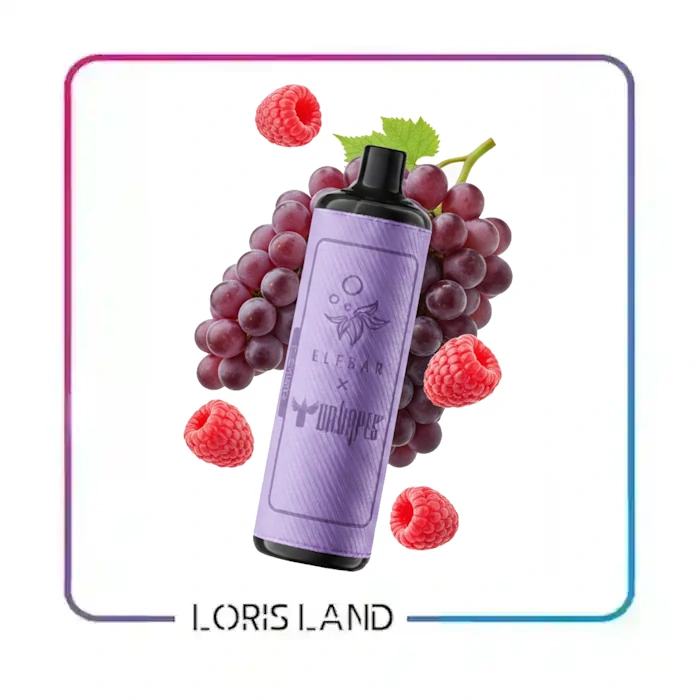 ویپ یکبار مصرف انگور و تمشک دکتر ویپ و الفبار